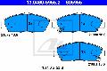 Klocki hamulcowe - komplet do Rovera, 13.0460-5955.2, ATE w ofercie sklepu e-autoparts.pl 