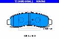 Klocki hamulcowe - komplet do Nissana, 13.0460-5956.2, ATE w ofercie sklepu e-autoparts.pl 