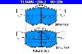 Klocki hamulcowe - komplet do Mazdy, 13.0460-7205.2, ATE w ofercie sklepu e-autoparts.pl 