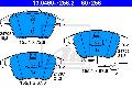 Klocki hamulcowe - komplet do Audi, 13.0460-7256.2, ATE w ofercie sklepu e-autoparts.pl 