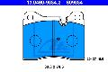 Klocki hamulcowe - komplet do Alfy, 13.0460-9034.2, ATE w ofercie sklepu e-autoparts.pl 