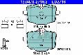 Klocki hamulcowe - komplet, ATE Ceramic do BMW, 13.0470-2716.2, ATE w ofercie sklepu e-autoparts.pl 