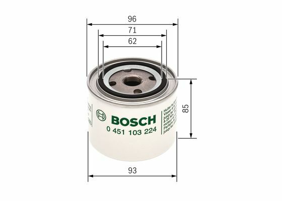 bosch 0 451 103 224 Filtr oleju