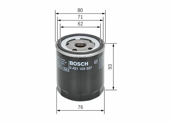 bosch 0 451 103 337 Filtr oleju