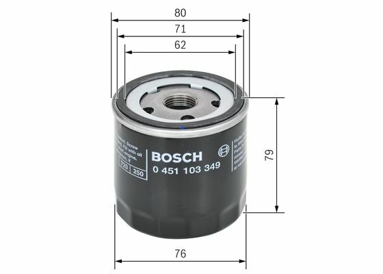 bosch 0 451 103 349 Filtr oleju
