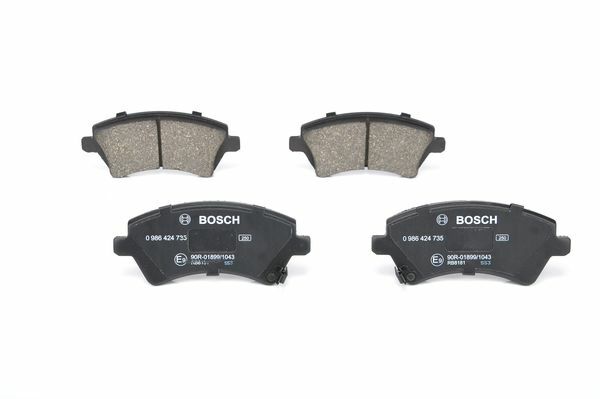 Klocki hamulcowe - komplet 0 986 424 735 BOSCH