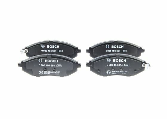 Klocki hamulcowe - komplet 0 986 494 684 BOSCH