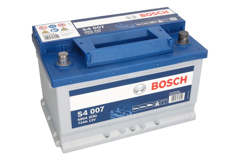 Akumulator, S4 72Ah 680A (L-) do BMW, 0 092 S40 070, BOSCH w ofercie sklepu e-autoparts.pl 
