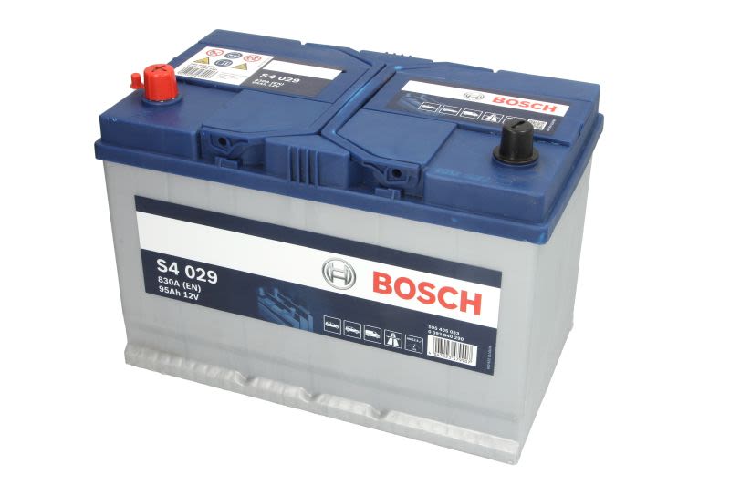 Akumulator, S4 95Ah 830A (L+) do Nissana, 0 092 S40 290, BOSCH w ofercie sklepu e-autoparts.pl 