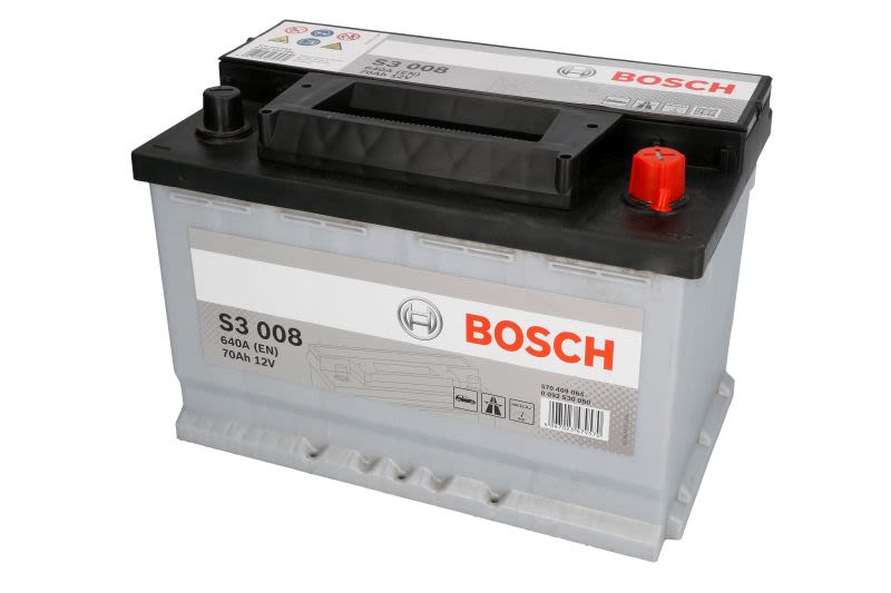 Akumulator, S3 70Ah 640A (L-) do BMW, 0 092 S30 080, BOSCH w ofercie sklepu e-autoparts.pl 