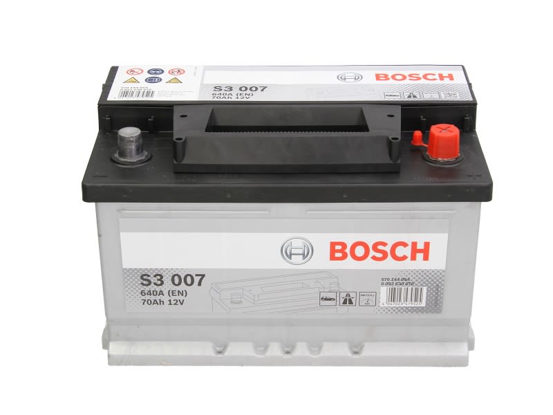 Akumulator, S3 70Ah 640A (L-) do BMW, 0 092 S30 070, BOSCH w ofercie sklepu e-autoparts.pl 