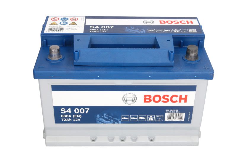Akumulator, S4 72Ah 680A (L-) do BMW, 0 092 S40 070, BOSCH w ofercie sklepu e-autoparts.pl 