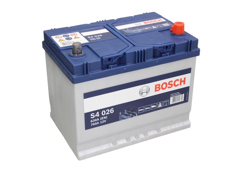 Akumulator, S4 70Ah 630A (L-) do Toyoty, 0 092 S40 260, BOSCH w ofercie sklepu e-autoparts.pl 