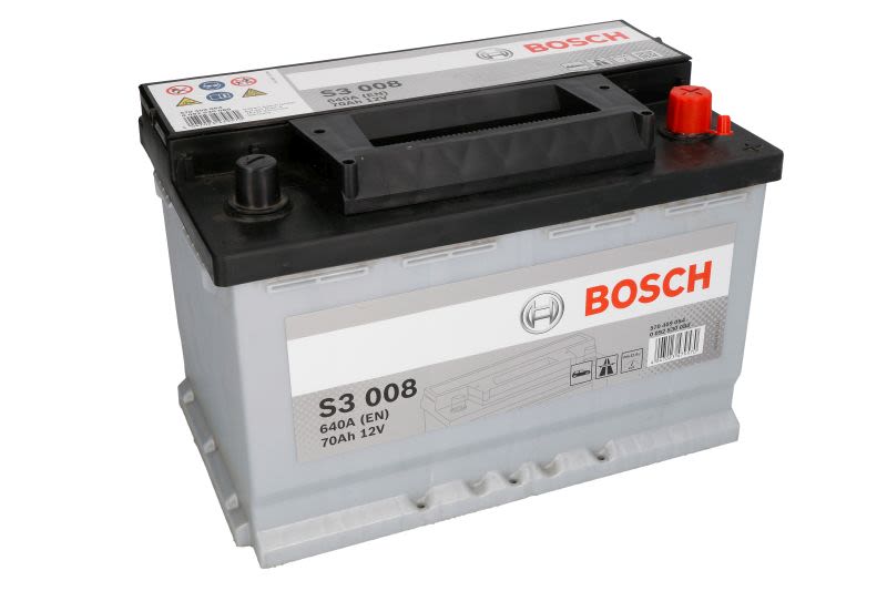 Akumulator, S3 70Ah 640A (L-) do BMW, 0 092 S30 080, BOSCH w ofercie sklepu e-autoparts.pl 