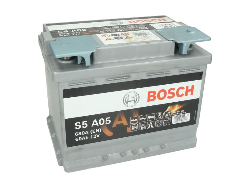 Akumulator, S5A 60Ah 680A (L-) do BMW, 0 092 S5A 050, BOSCH w ofercie sklepu e-autoparts.pl 