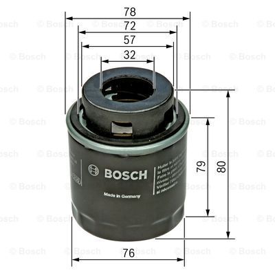 Filtr oleju F 026 407 079 BOSCH