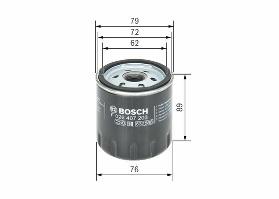bosch F 026 407 203 Filtr oleju