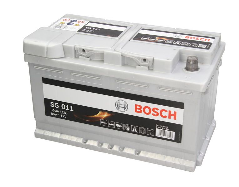 Akumulator, S5 85Ah 800A (L-) do Land Rovera, 0 092 S50 110, BOSCH w ofercie sklepu e-autoparts.pl 