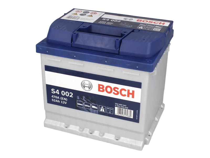 Akumulator, S4 52Ah 470A (L-) do Opla, 0 092 S40 020, BOSCH w ofercie sklepu e-autoparts.pl 