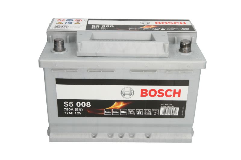 Akumulator, S5 77Ah 780A (L-) do BMW, 0 092 S50 080, BOSCH w ofercie sklepu e-autoparts.pl 