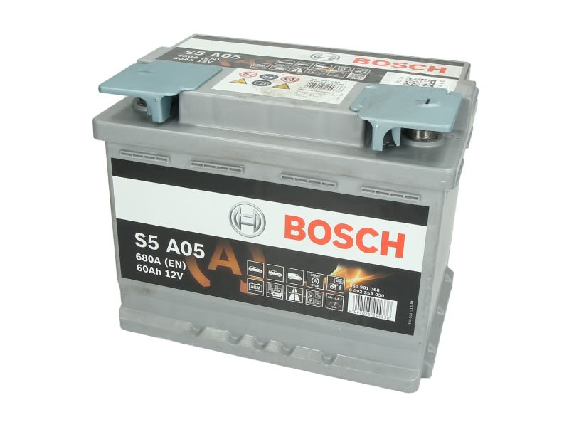 Akumulator, S5A 60Ah 680A (L-) do BMW, 0 092 S5A 050, BOSCH w ofercie sklepu e-autoparts.pl 