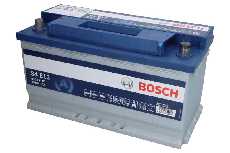 Akumulator, S4E 95Ah 850A (L-) do Renault, 0 092 S4E 130, BOSCH w ofercie sklepu e-autoparts.pl 