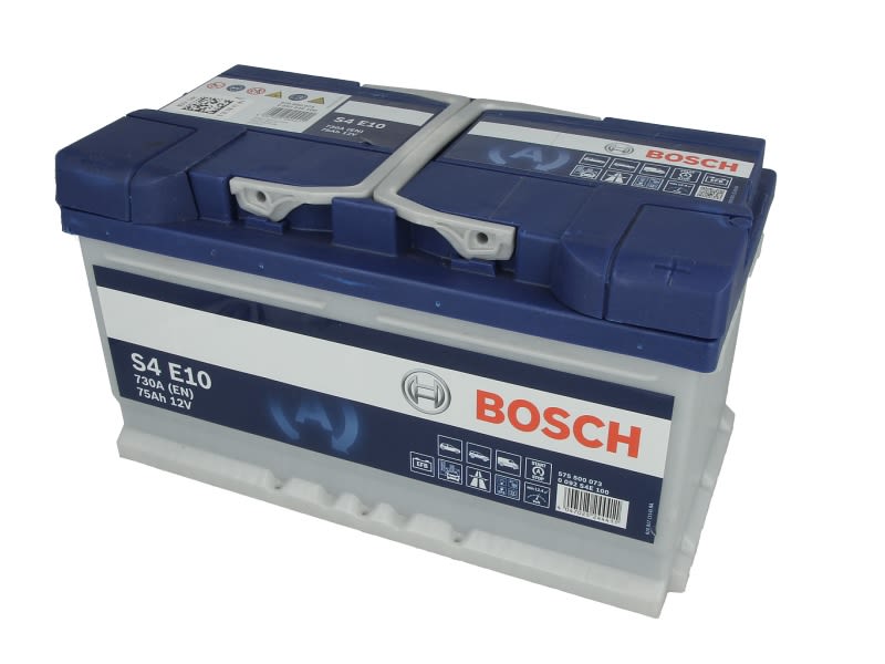 Akumulator, S4E 75Ah 730A (L-) do Forda, 0 092 S4E 100, BOSCH w ofercie sklepu e-autoparts.pl 