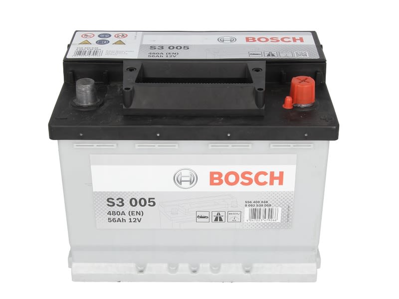 Akumulator, S3 56Ah 480A (L-) do BMW, 0 092 S30 050, BOSCH w ofercie sklepu e-autoparts.pl 