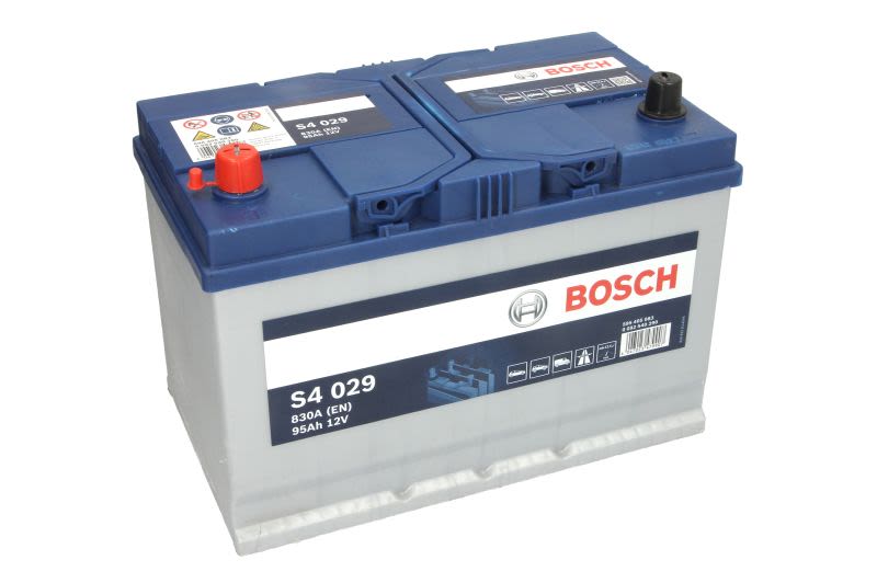 Akumulator, S4 95Ah 830A (L+) do Nissana, 0 092 S40 290, BOSCH w ofercie sklepu e-autoparts.pl 