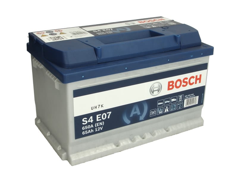 Akumulator, S4E 65Ah 650A (L-) do Forda, 0 092 S4E 070, BOSCH w ofercie sklepu e-autoparts.pl 