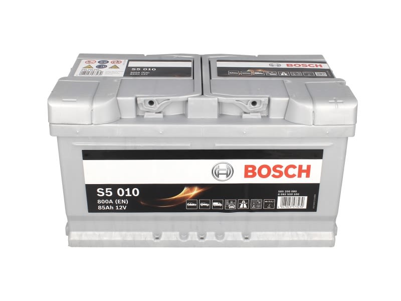 Akumulator, S5 85Ah 800A (L-) do Saaba, 0 092 S50 100, BOSCH w ofercie sklepu e-autoparts.pl 