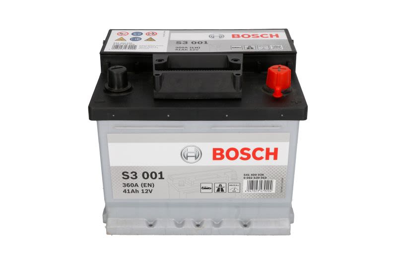 Akumulator, S3 41Ah 360A (L-) do Forda, 0 092 S30 010, BOSCH w ofercie sklepu e-autoparts.pl 