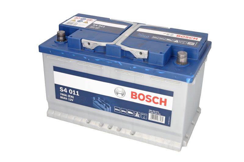 Akumulator, S4 80Ah 740A (L-) do Land Rovera, 0 092 S40 110, BOSCH w ofercie sklepu e-autoparts.pl 