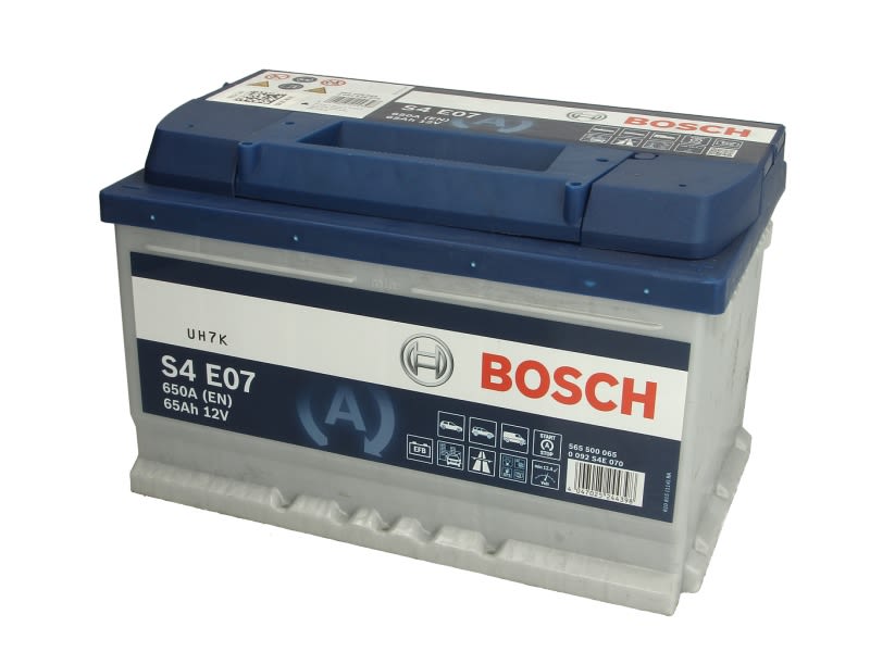 Akumulator, S4E 65Ah 650A (L-) do Forda, 0 092 S4E 070, BOSCH w ofercie sklepu e-autoparts.pl 