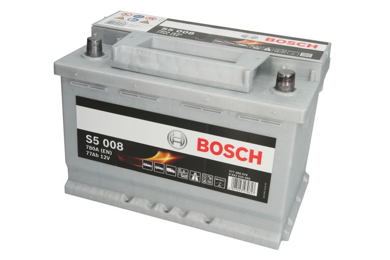 Akumulator, S5 77Ah 780A (L-) do BMW, 0 092 S50 080, BOSCH w ofercie sklepu e-autoparts.pl 