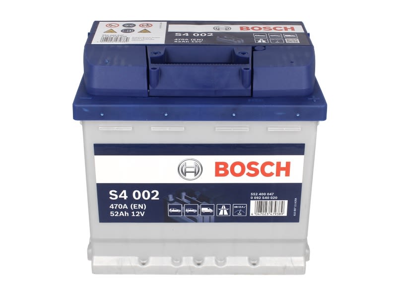 Akumulator, S4 52Ah 470A (L-) do Opla, 0 092 S40 020, BOSCH w ofercie sklepu e-autoparts.pl 