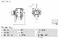 Alternator do Porsche, 0 986 046 520, BOSCH w ofercie sklepu e-autoparts.pl 