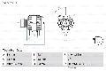 Alternator, Eco do Hondy, 0 986 082 790, BOSCH w ofercie sklepu e-autoparts.pl 