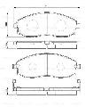 Klocki hamulcowe - komplet do Hyundia, 0 986 424 670, BOSCH w ofercie sklepu e-autoparts.pl 
