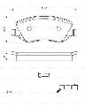Klocki hamulcowe - komplet do Lanci, 0 986 424 679, BOSCH w ofercie sklepu e-autoparts.pl 