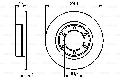 Tarcza hamulcowa do Citroena, 0 986 478 050, BOSCH w ofercie sklepu e-autoparts.pl 