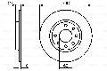 Tarcza hamulcowa do Citroena, 0 986 478 090, BOSCH w ofercie sklepu e-autoparts.pl 