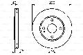 Tarcza hamulcowa do Mazdy, 0 986 478 241, BOSCH w ofercie sklepu e-autoparts.pl 