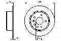 Tarcza hamulcowa do Opla, 0 986 478 267, BOSCH w ofercie sklepu e-autoparts.pl 