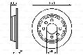 Tarcza hamulcowa do Saaba, 0 986 478 374, BOSCH w ofercie sklepu e-autoparts.pl 