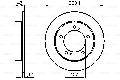 Tarcza hamulcowa do Suzuki, 0 986 478 377, BOSCH w ofercie sklepu e-autoparts.pl 