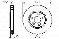 Tarcza hamulcowa do Mercedesa, 0 986 478 526, BOSCH w ofercie sklepu e-autoparts.pl 