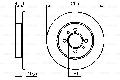 Tarcza hamulcowa do Renault, 0 986 478 611, BOSCH w ofercie sklepu e-autoparts.pl 