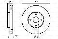 Tarcza hamulcowa do Mazdy, 0 986 478 638, BOSCH w ofercie sklepu e-autoparts.pl 