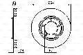 Tarcza hamulcowa do Hyundia, 0 986 478 663, BOSCH w ofercie sklepu e-autoparts.pl 